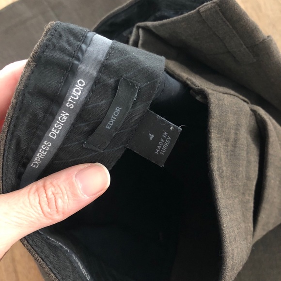 Express Dark Grey/Brown Pants - Picture 4 of 7